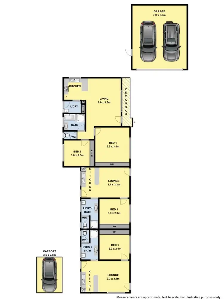 Floorplan of Homely house listing, 195 Kiewa Street, South Albury NSW 2640