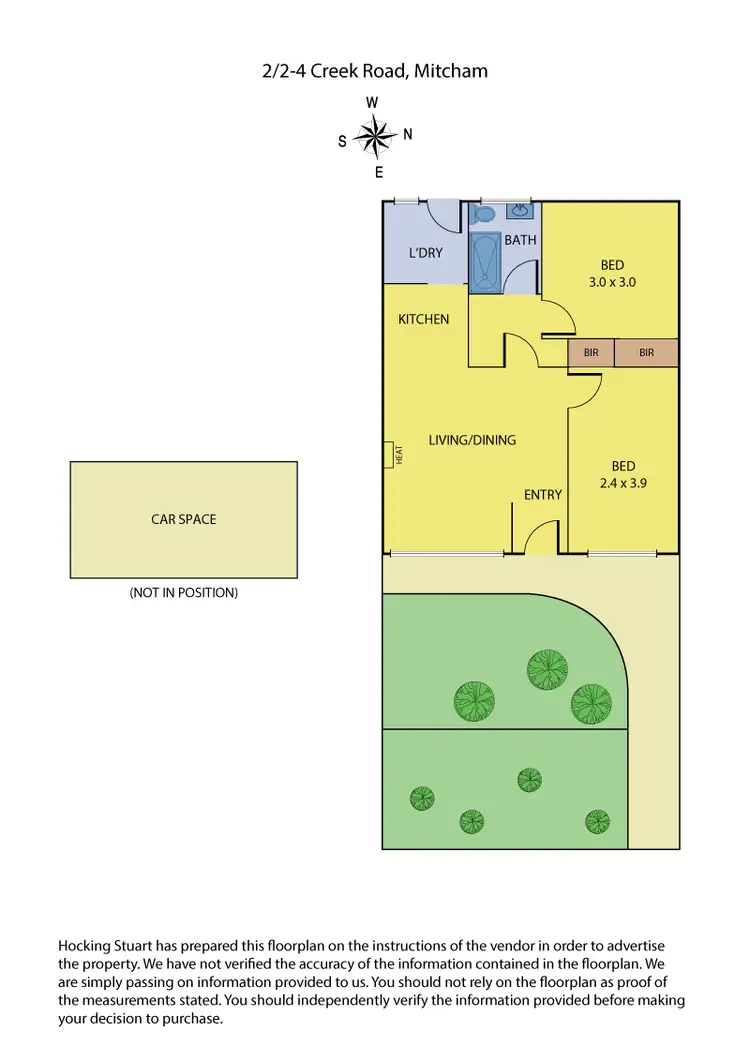 Floorplan of Homely house listing, 2/2-4 Creek Road, Mitcham VIC 3132
