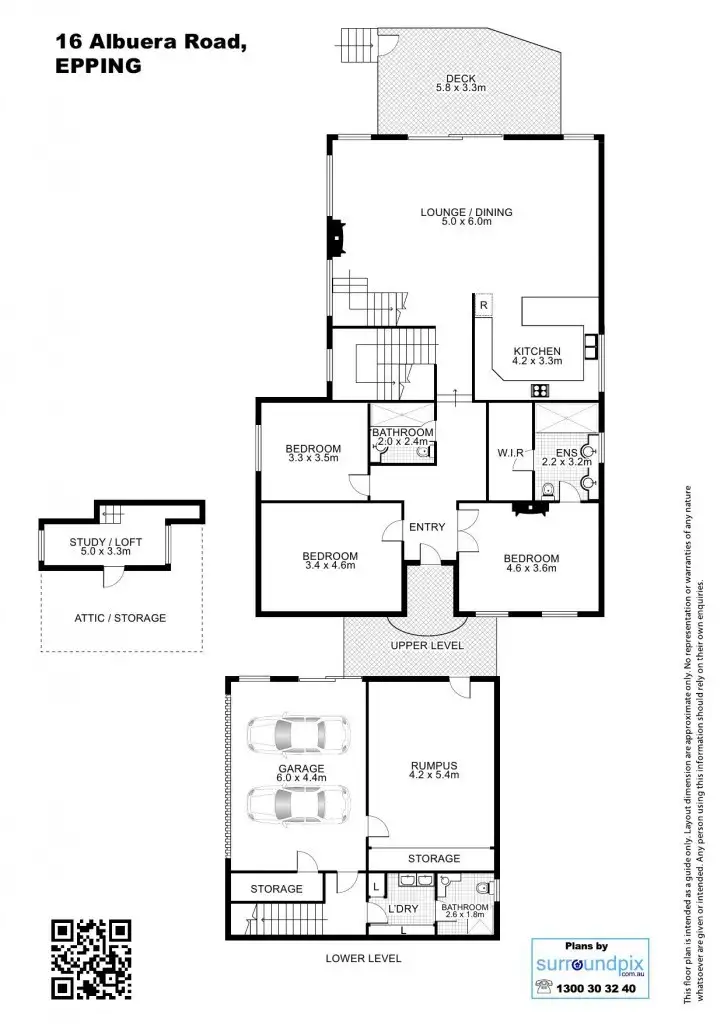 Floorplan of Homely house listing, 16 Albuera Road, Epping NSW 2121
