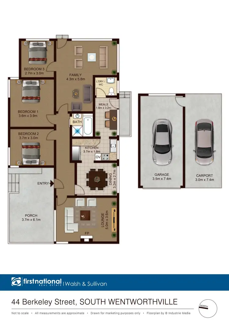 Floorplan of Homely house listing, 44 Berkeley Street, South Wentworthville NSW 2145
