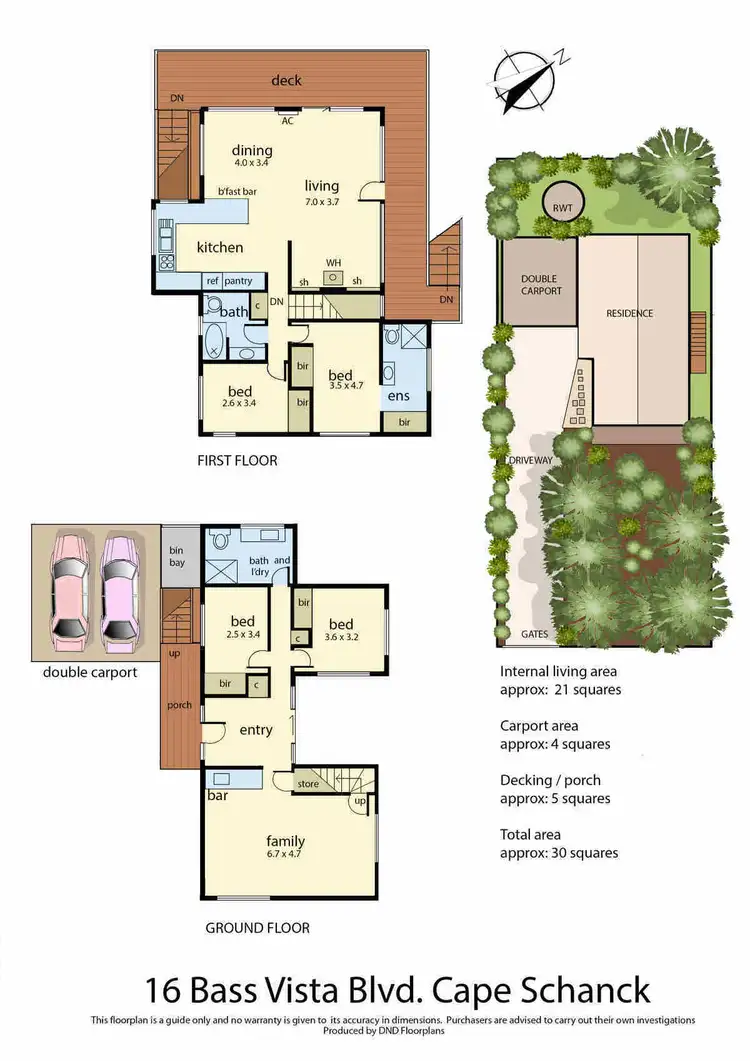 Floorplan of Homely house listing, 16 Bass Vista Boulevard, Cape Schanck VIC 3939