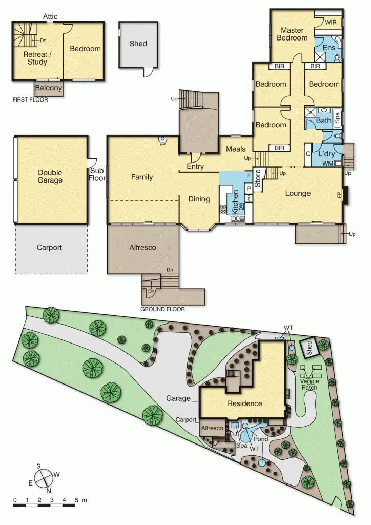 Floorplan of Homely house listing, 23 Belmont Crescent, Montmorency VIC 3094