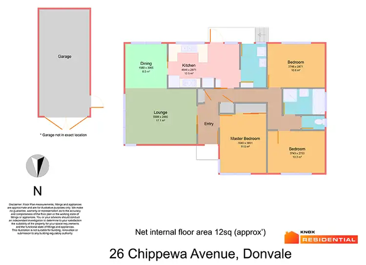 Floorplan of Homely house listing, 26 Chippewa Avenue, Donvale VIC 3111
