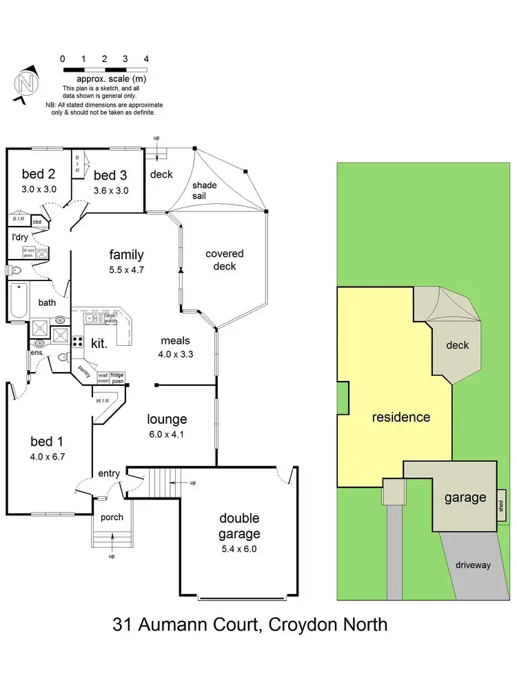 Floorplan of Homely house listing, 31 Aumann Court, Croydon North VIC 3136