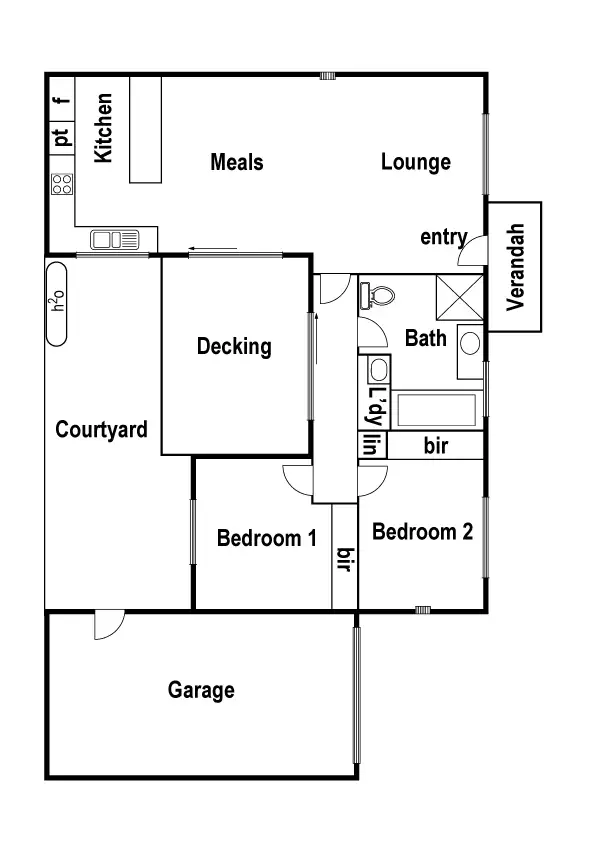 Floorplan of Homely unit listing, 3/8 View Street, Reservoir VIC 3073