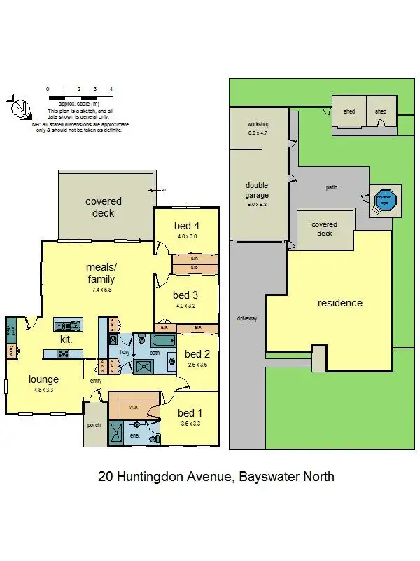 Floorplan of Homely house listing, 20 Huntingdon Avenue, Bayswater North VIC 3153
