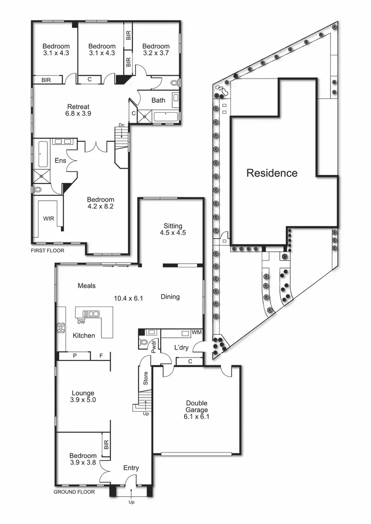 Floorplan of Homely house listing, 6 Watt Street, Bentleigh East VIC 3165