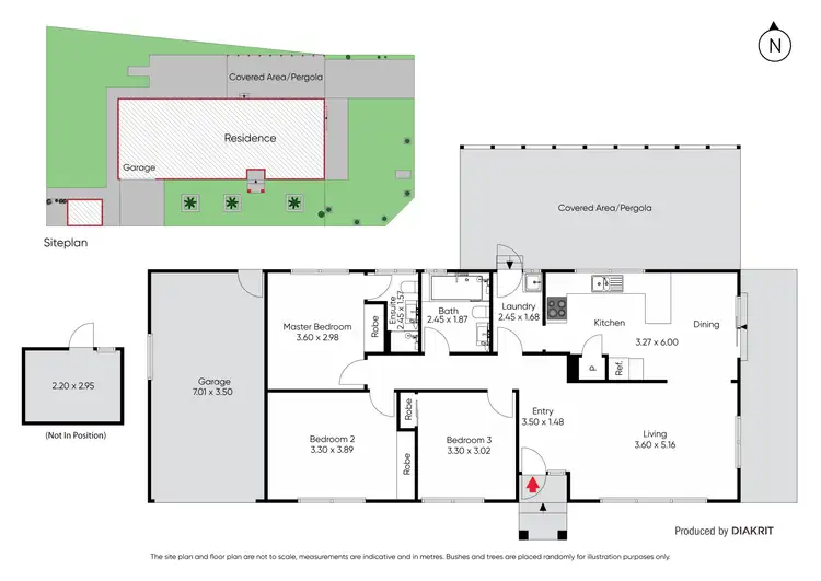 Floorplan of Homely house listing, 1 Orana Place, Epping VIC 3076