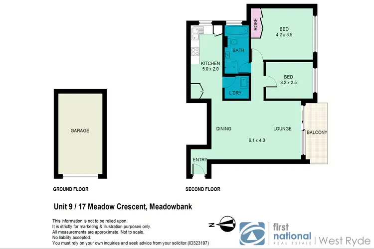 Floorplan of Homely unit listing, 9/17 Meadow Crescent,, Meadowbank NSW 2114