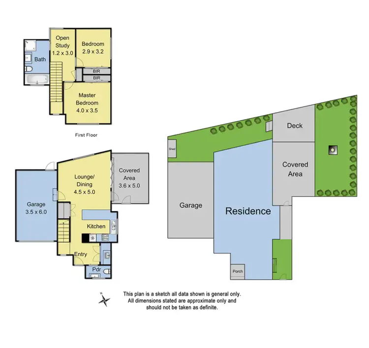 Floorplan of Homely townhouse listing, 2/12 Rozelle Avenue, Ringwood East VIC 3135