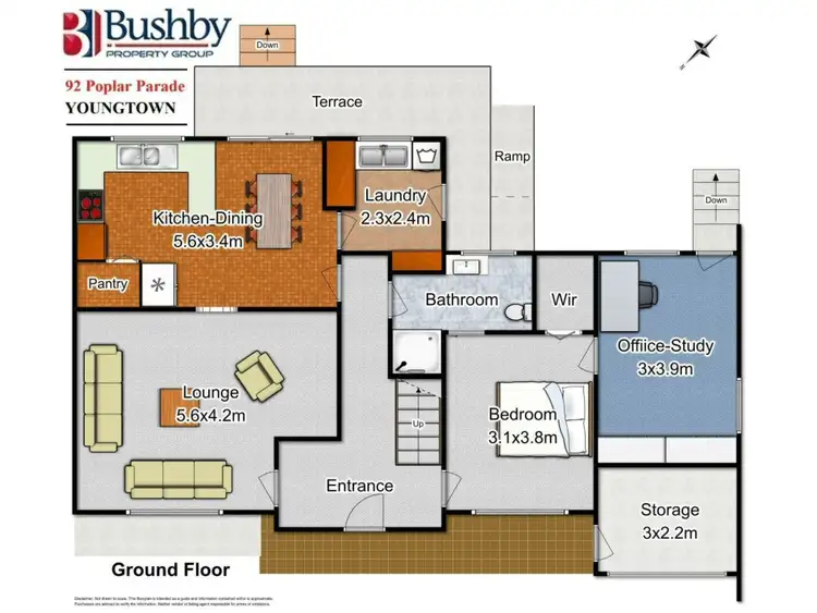 Floorplan of Homely house listing, 92 Poplar Parade, Youngtown TAS 7249