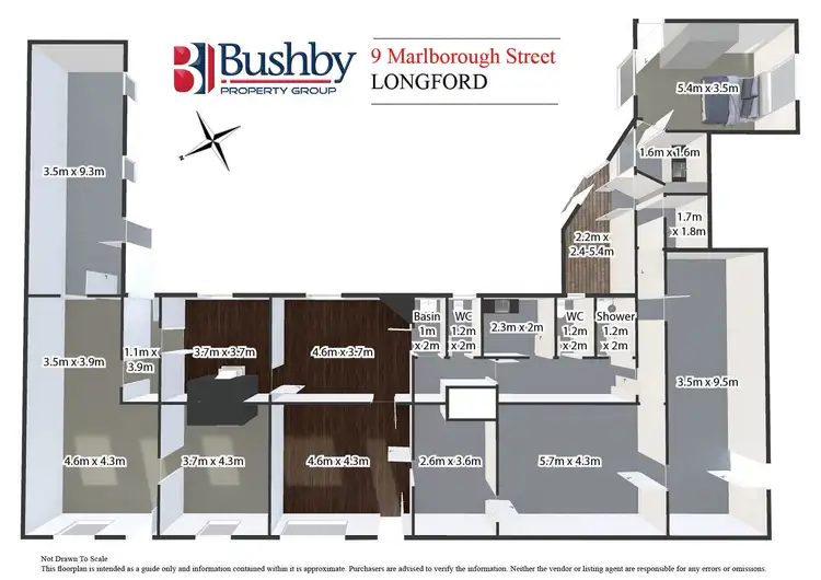 Floorplan of Homely house listing, 9 Marlborough Street, Longford TAS 7301