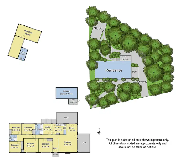 Floorplan of Homely house listing, 45 Royal Avenue, Heathmont VIC 3135