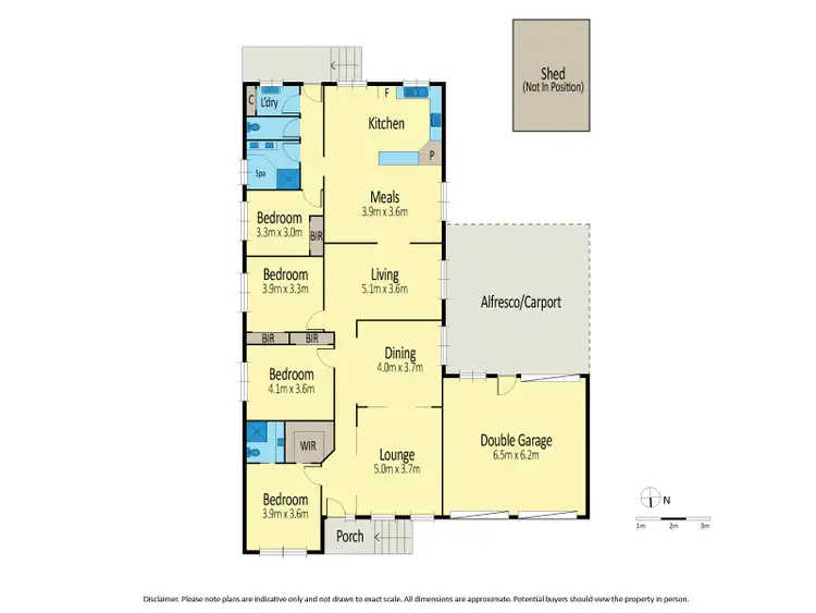 Floorplan of Homely house listing, 3 Ensign Grove, Taylors Lakes VIC 3038