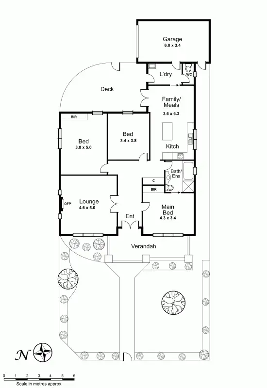 Floorplan of Homely house listing, 1/40 Cadby Avenue, Ormond VIC 3204