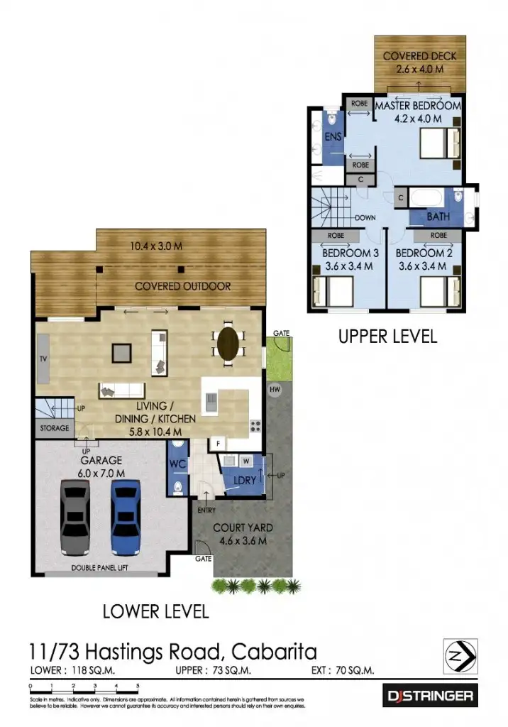 Floorplan of Homely townhouse listing, 11/73 Hastings Road 'Reef Villas', Cabarita Beach NSW 2488