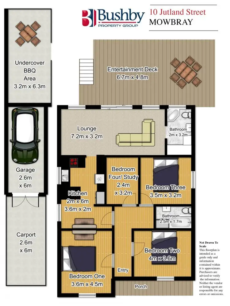 Floorplan of Homely house listing, 10 Jutland Street, Mowbray TAS 7248