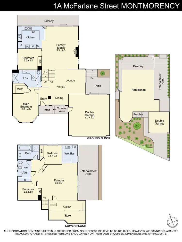 Floorplan of Homely house listing, 1A McFarlane Street, Montmorency VIC 3094