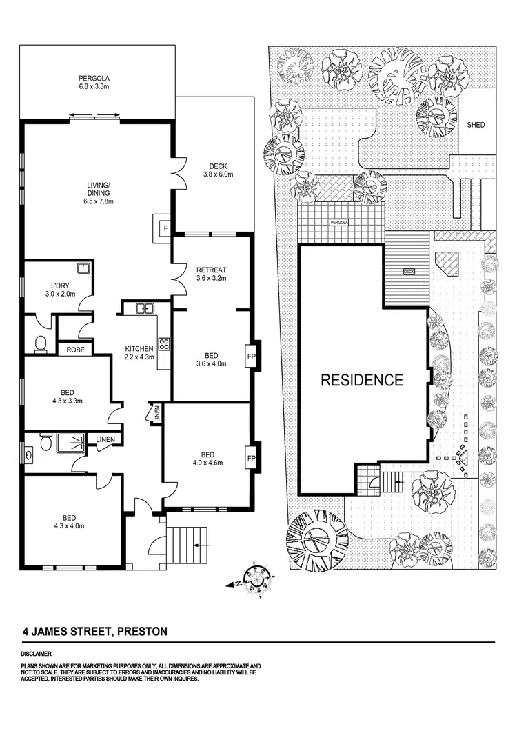 Floorplan of Homely house listing, 4 James Street, Preston VIC 3072