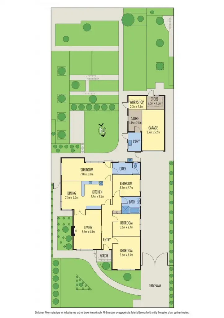 Floorplan of Homely house listing, 28 Regent Street, Whittington VIC 3219
