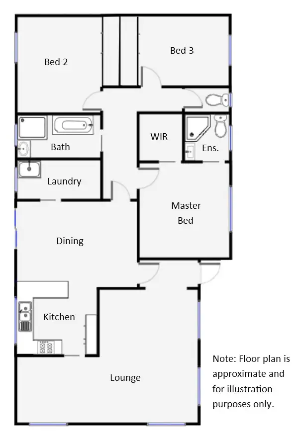Floorplan of Homely house listing, 10 Elouera Drive, Irymple VIC 3498