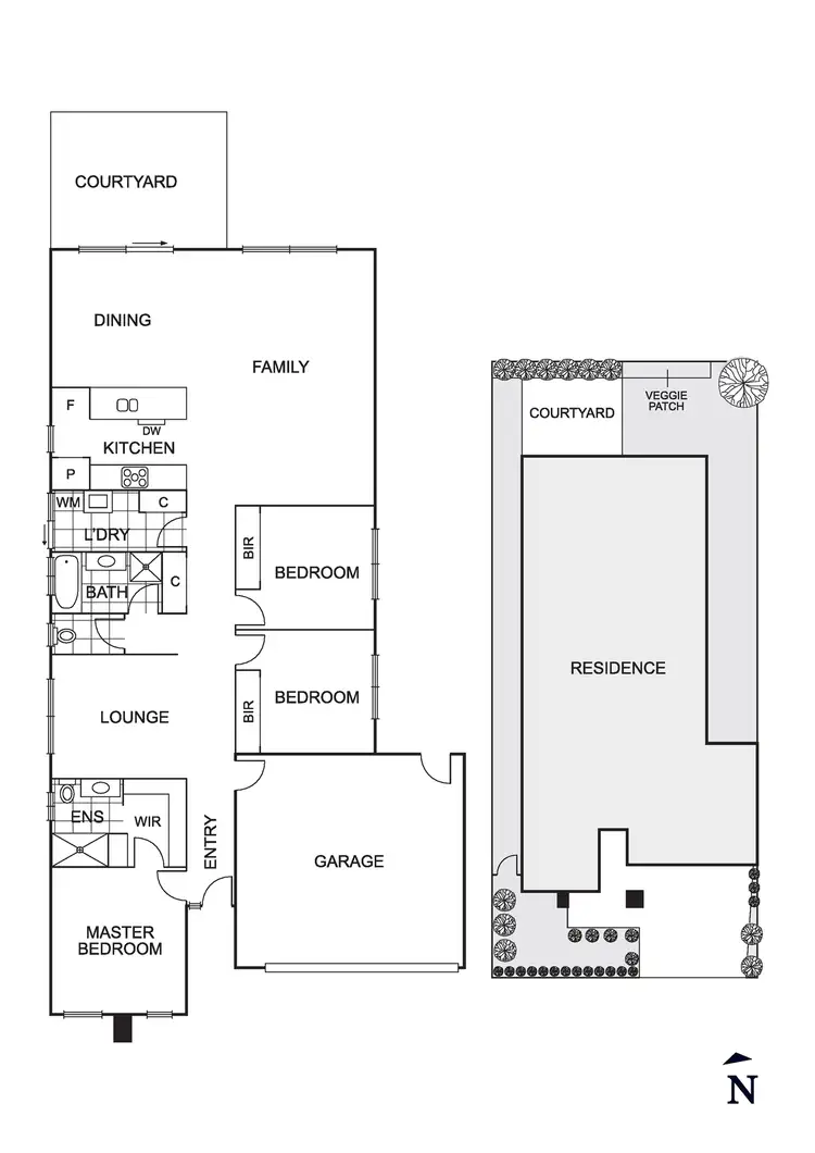 Floorplan of Homely house listing, 10 Leith Drive, Mernda VIC 3754