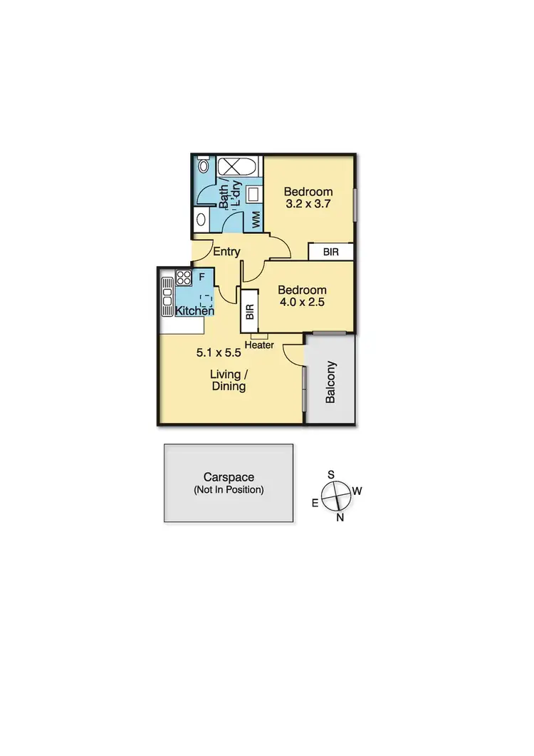 Floorplan of Homely unit listing, 9/13 Baxter Street, Coburg VIC 3058