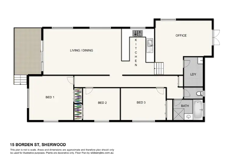 Floorplan of Homely house listing, 15 Borden Street, Sherwood QLD 4075