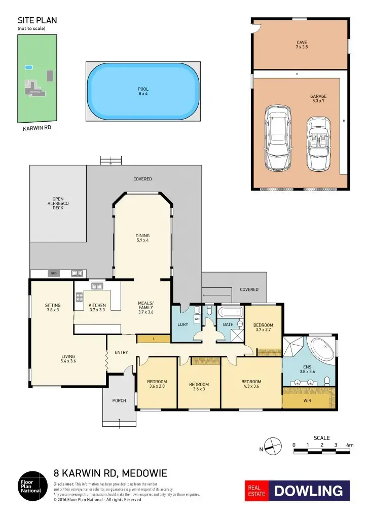 Floorplan of Homely rural property listing, 8 Karwin Road, Medowie NSW 2318