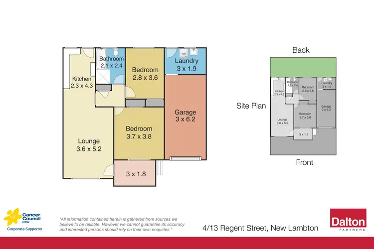 Floorplan of Homely villa listing, 4/13 Regent Street, New Lambton NSW 2305