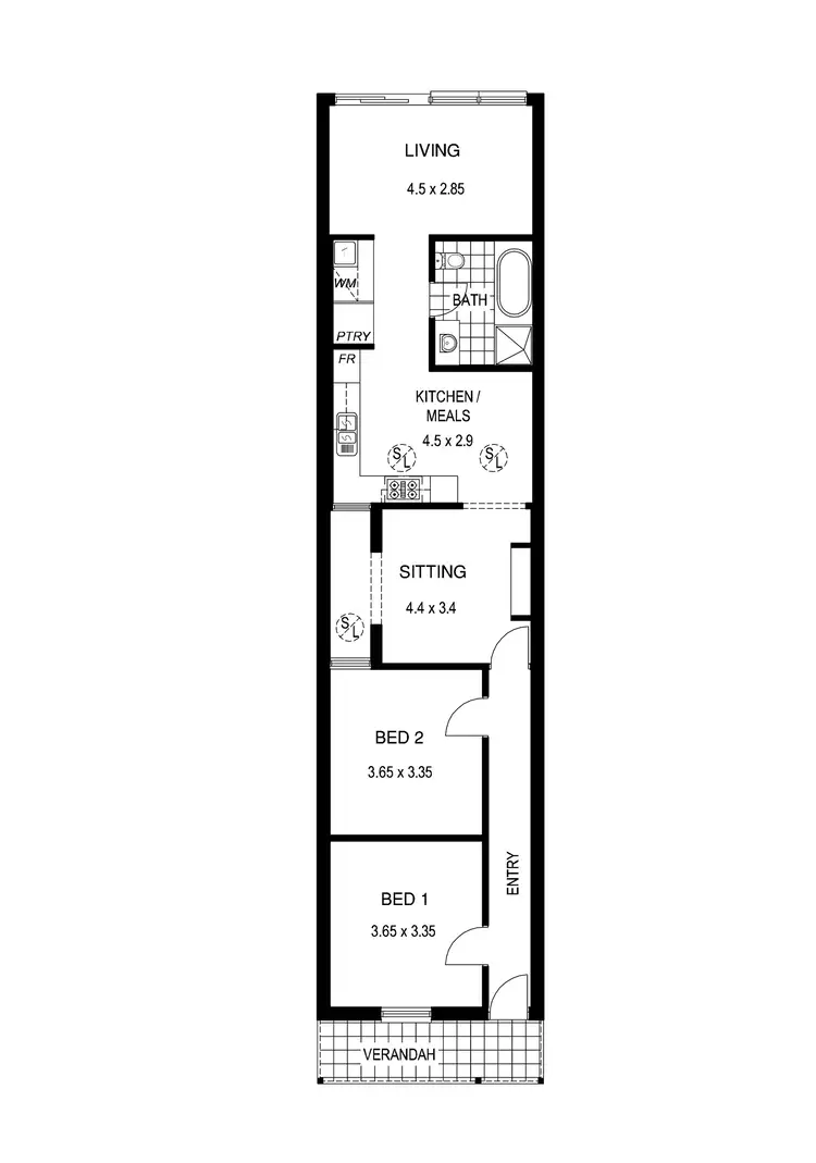 Floorplan of Homely house listing, 17 Clyde Street, Parkside SA 5063