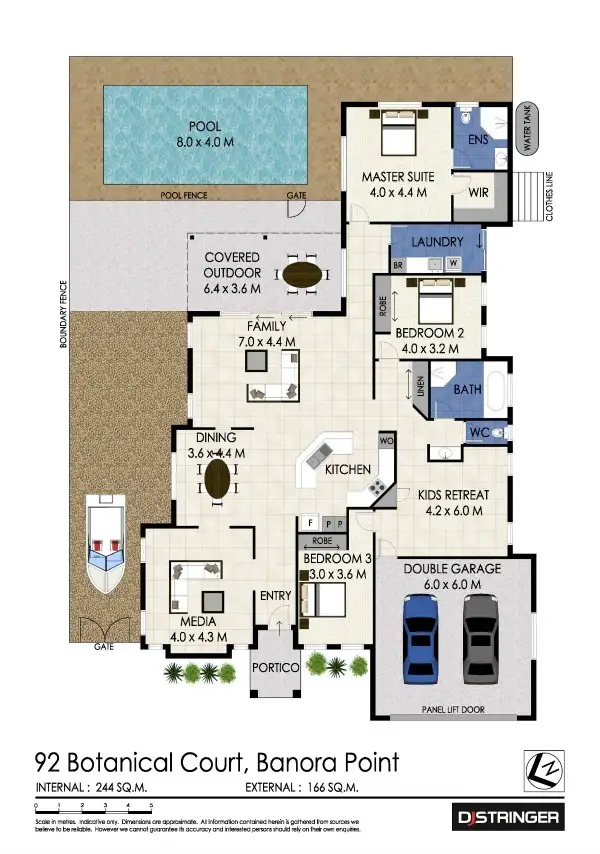 Floorplan of Homely house listing, 92 Botanical Cct, Banora Point NSW 2486