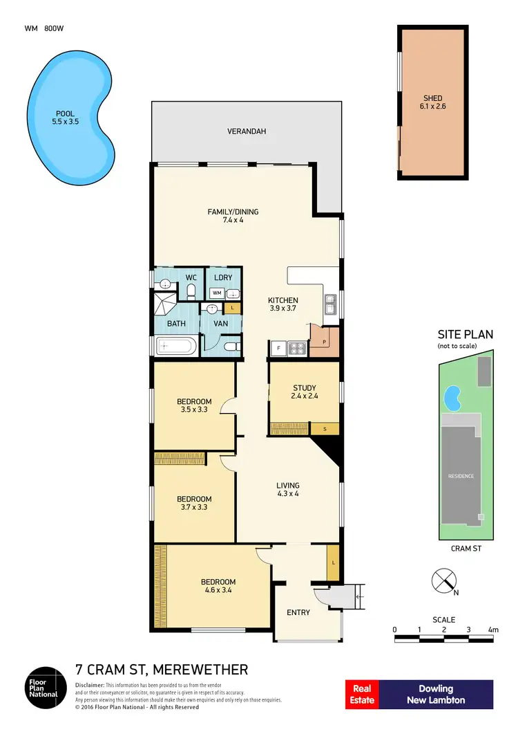 Floorplan of Homely house listing, 7 Cram Street, Merewether NSW 2291