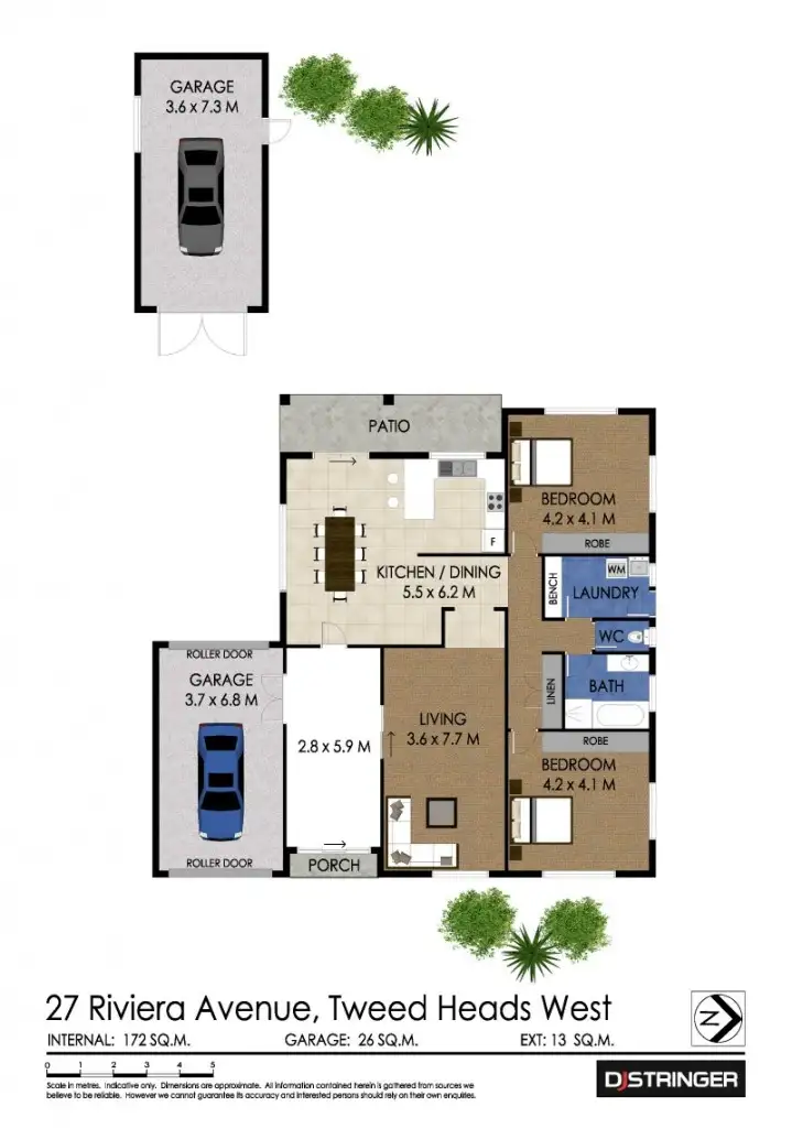 Floorplan of Homely house listing, 27 Riviera Avenue, Tweed Heads West NSW 2485