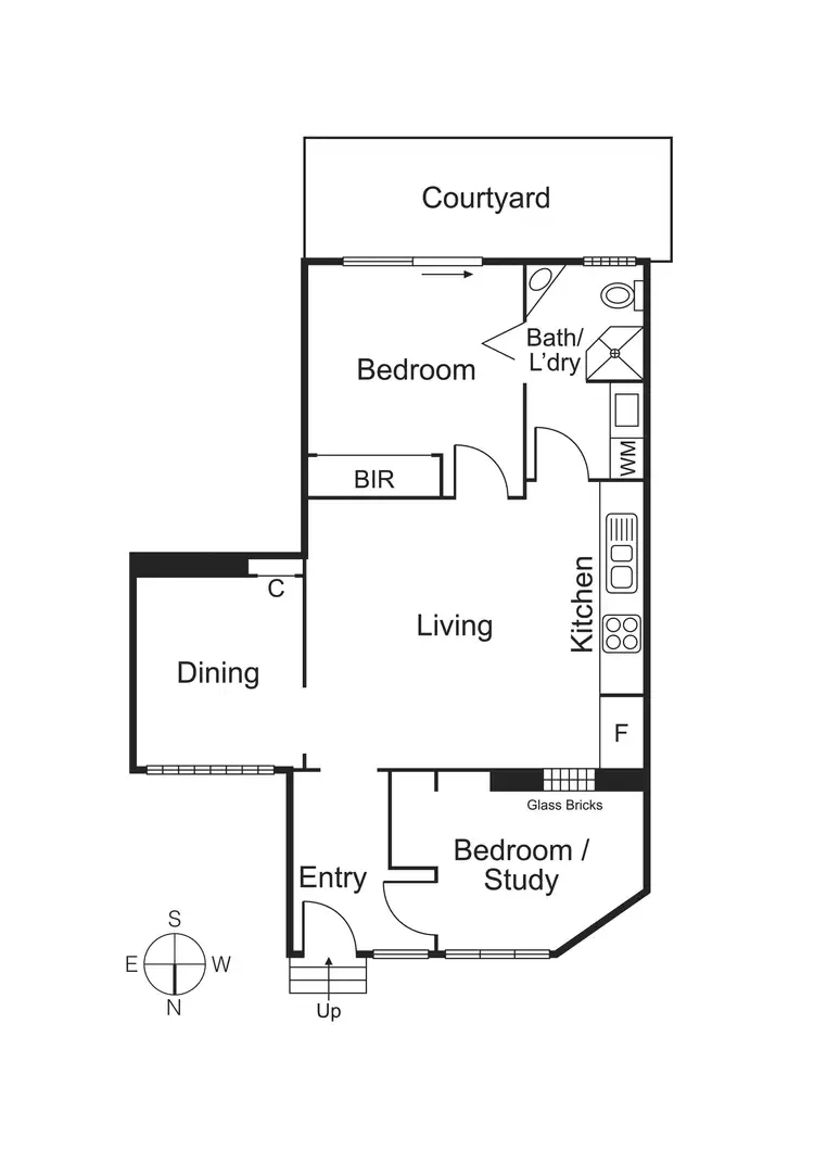 Floorplan of Homely apartment listing, 4/6 Yorston Court, Elsternwick VIC 3185
