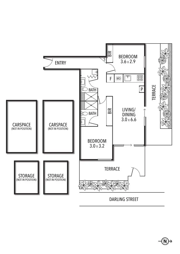 Floorplan of Homely apartment listing, 15/9 Darling Street, South Yarra VIC 3141