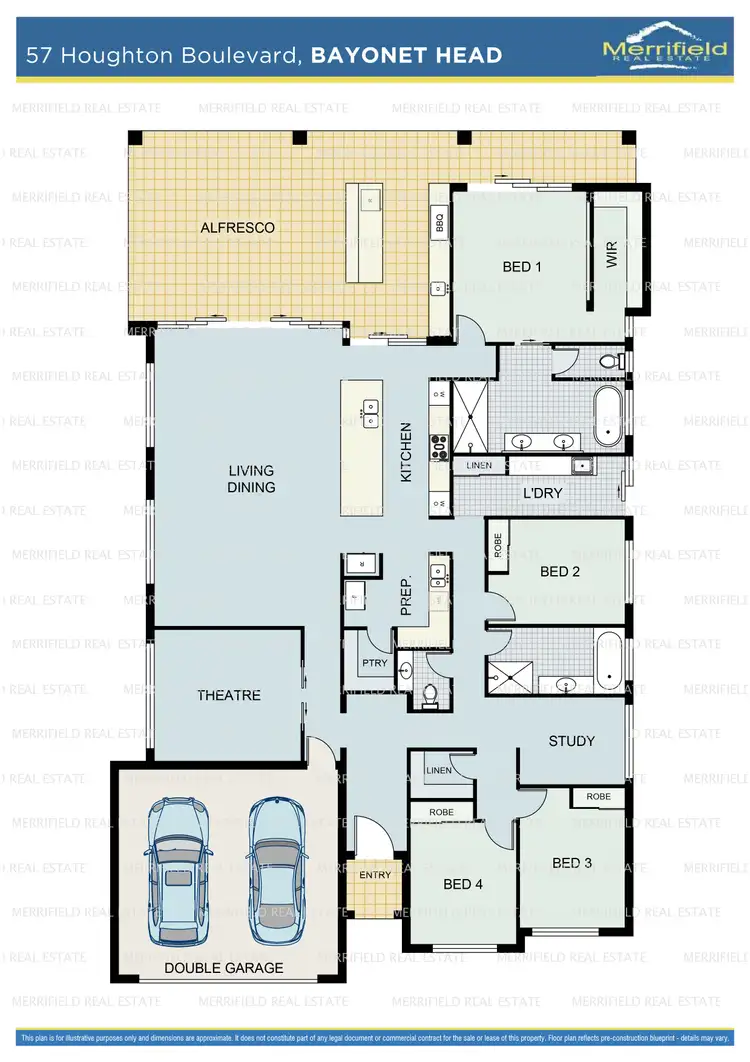 Floorplan of Homely house listing, 57 Houghton Boulevard, Bayonet Head WA 6330
