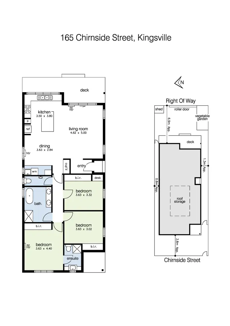 Floorplan of Homely house listing, 165 Chirnside Street, Kingsville VIC 3012