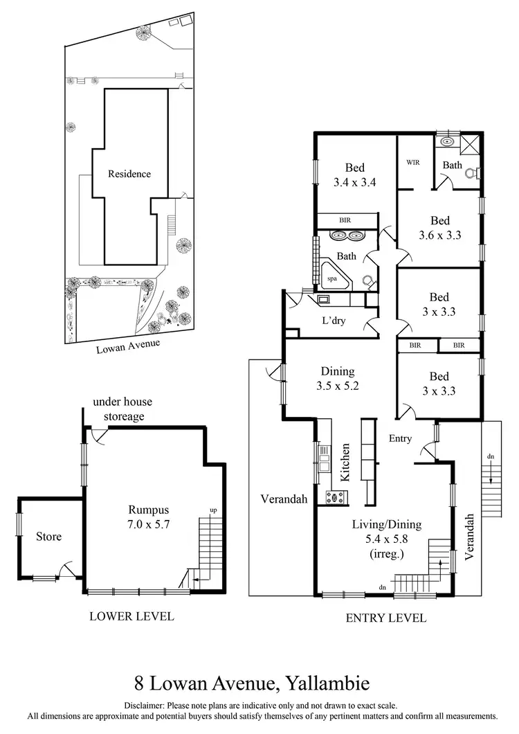 Floorplan of Homely house listing, 8 Lowan Avenue, Yallambie VIC 3085