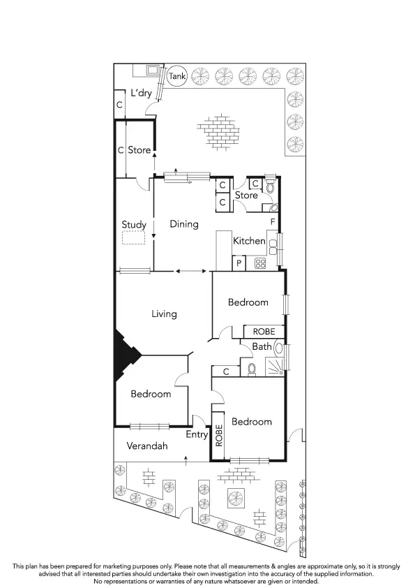 Floorplan of Homely house listing, 220 Princes Street, Port Melbourne VIC 3207