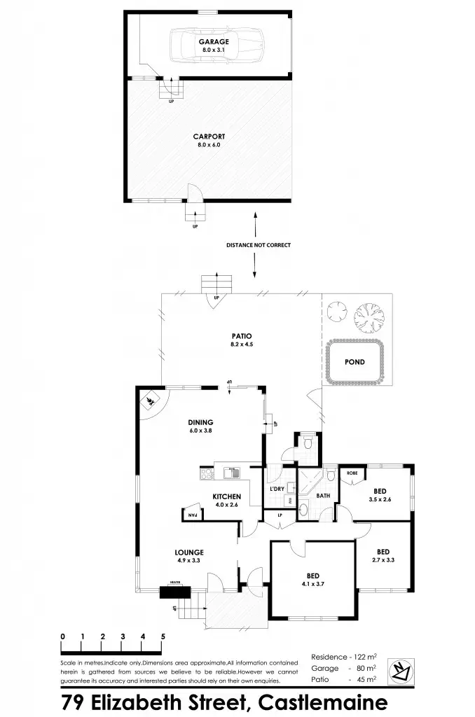 Floorplan of Homely house listing, 79 Elizabeth Street, Castlemaine VIC 3450