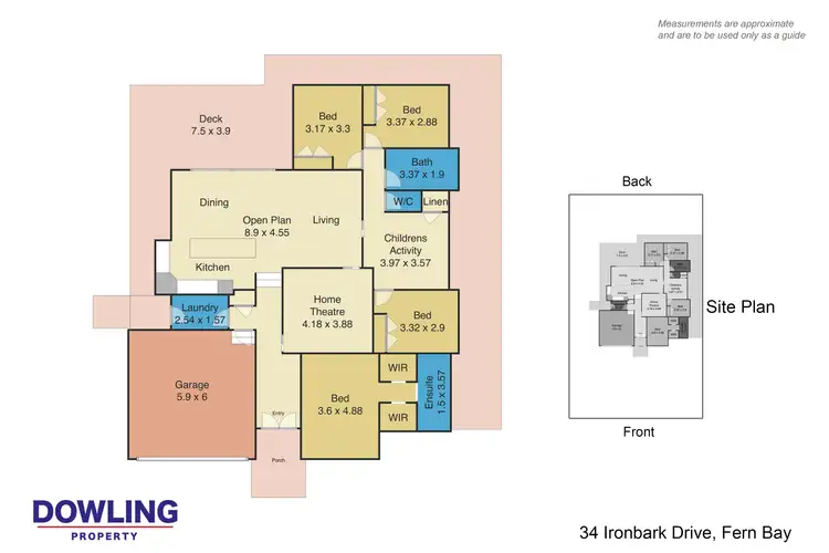 Floorplan of Homely house listing, 34 Ironbark Drive, Fern Bay NSW 2295
