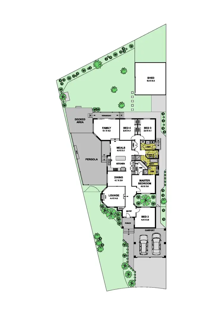 Floorplan of Homely house listing, 20 Simmington Circuit, Greenvale VIC 3059