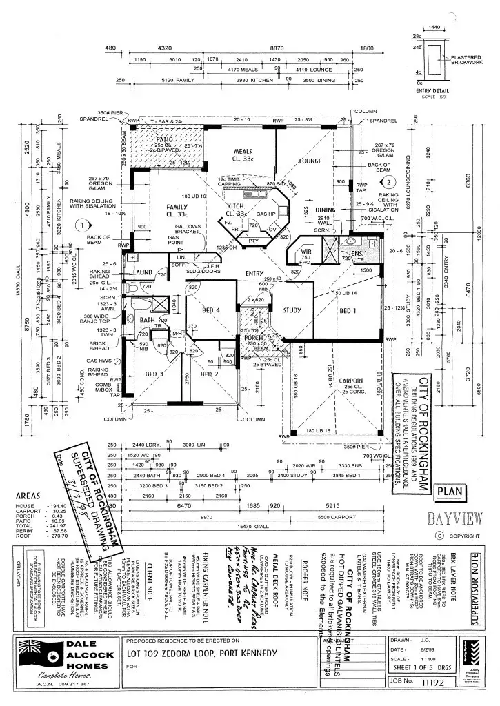 Floorplan of Homely house listing, 18 Zedora Loop, Port Kennedy WA 6172