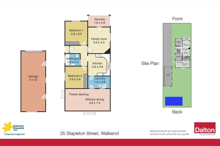 Floorplan of Homely house listing, 35 Stapleton Street, Wallsend NSW 2287