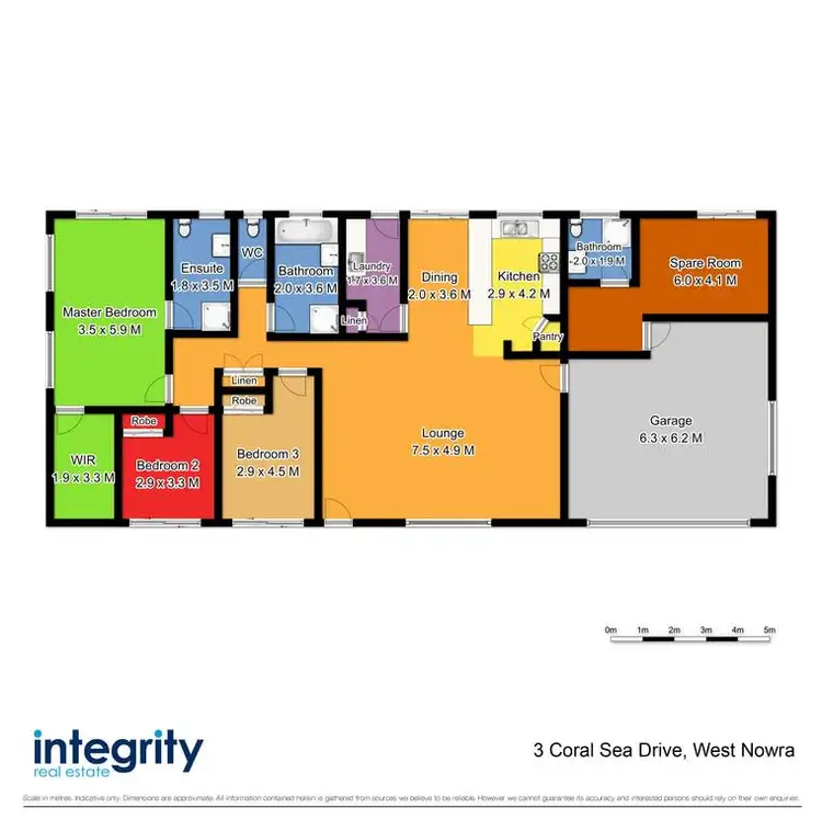 Floorplan of Homely house listing, 3 Coral Sea Drive, West Nowra NSW 2541