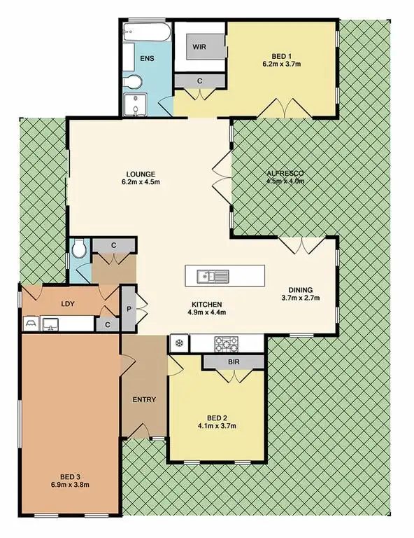 Floorplan of Homely house listing, 157 Kings Road, Kinglake West VIC 3757