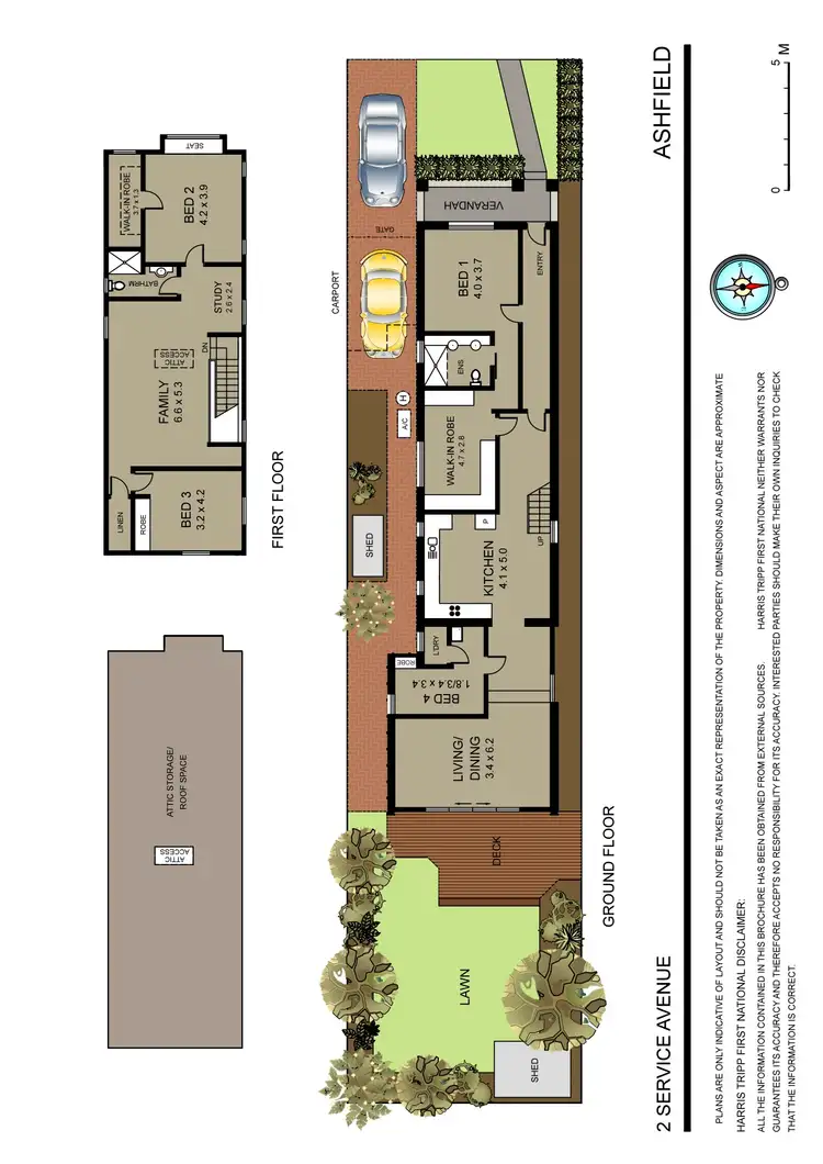 Floorplan of Homely house listing, 2 Service Avenue, Ashfield NSW 2131