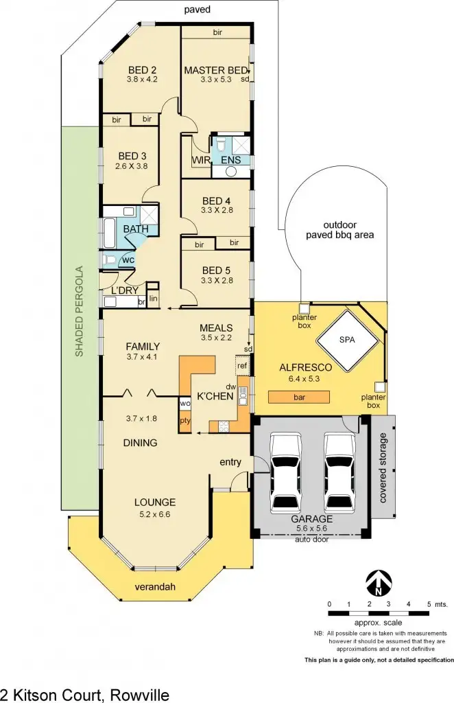 Floorplan of Homely house listing, 2 Kitson Court, Rowville VIC 3178