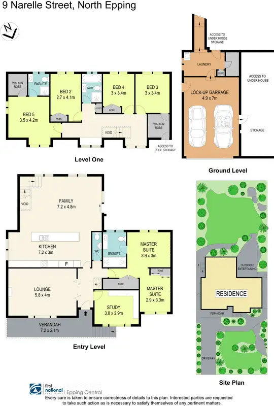 Floorplan of Homely house listing, 9 Narelle Street (North Epping), Epping NSW 2121